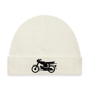 Simson ohne Fahrer - Baby Premium Organic Mütze - Naturweiß - Vorne
