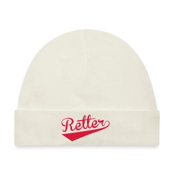 Erste Hilfe / Retter / Retterin / Arzt - Baby Premium Organic Mütze - Naturweiß - Vorne