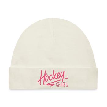 Hockey Girl Logo - Baby Premium Organic Mütze - Naturweiß - Vorne