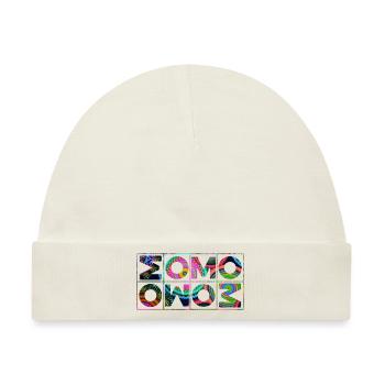 OM Mantra Mandala - Baby Premium Organic Mütze - Naturweiß - Vorne
