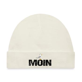 Moin - Baby Premium Organic Mütze - Naturweiß - Vorne