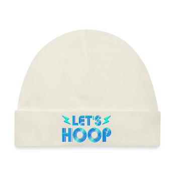 LETS HOOP HULAHOOP HOOPING DANCE FITNESS DAMEN KID - Baby Premium Organic Mütze - Naturweiß - Vorne