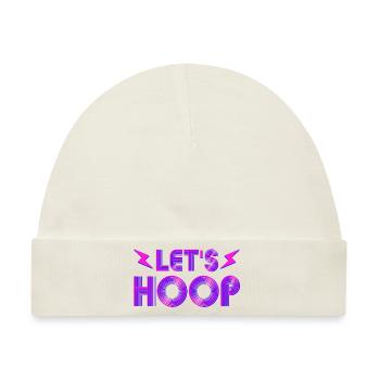 LETS HOOP HULAHOOP HOOPING DANCE FITNESS DAMEN KID - Baby Premium Organic Mütze - Naturweiß - Vorne
