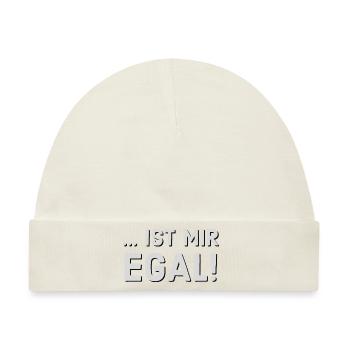 Ist mir egal - Baby Premium Organic Mütze - Naturweiß - Vorne