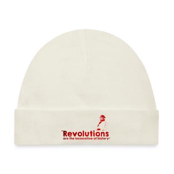 Revolutionen - Karl Marx - Baby Premium Organic Mütze - Naturweiß - Vorne