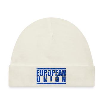 Europäische Union - Baby Premium Organic Mütze - Naturweiß - Vorne