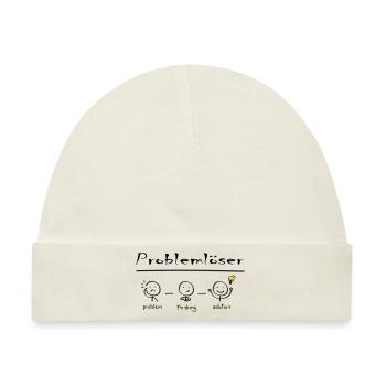 Problemlöser - Baby Premium Organic Mütze - Naturweiß - Vorne