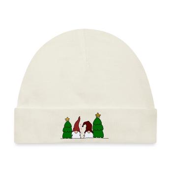 Weihnachtsmann - Baby Premium Organic Mütze - Naturweiß - Vorne