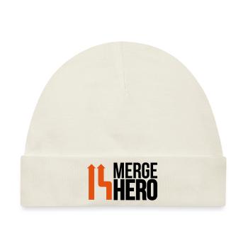 Merge Code Held - Baby Premium Organic Mütze - Naturweiß - Vorne