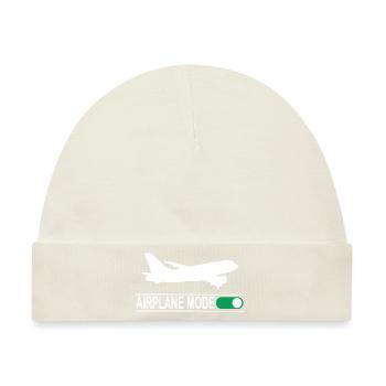 Airplane Mode - Baby Premium Organic Mütze - Naturweiß - Vorne