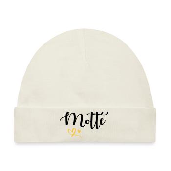 Motte - Baby Premium Organic Mütze - Naturweiß - Vorne