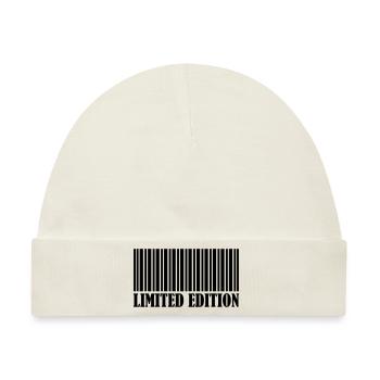 Barcode Limited Edition - Baby Premium Organic Mütze - Naturweiß - Vorne