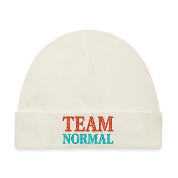 Team Normal - Baby Premium Organic Mütze - Naturweiß - Vorne
