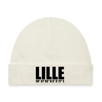 Lille Koordinaten - Baby Premium Organic Mütze - Naturweiß - Vorne