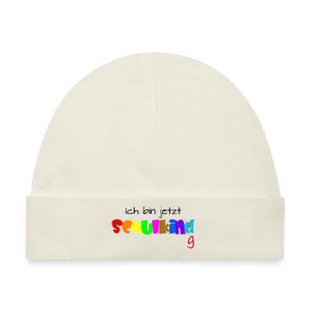 Einschulung Spruch - Baby Premium Organic Mütze - Naturweiß - Vorne