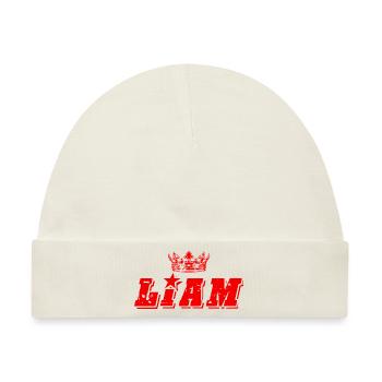 Liam - Baby Premium Organic Mütze - Naturweiß - Vorne