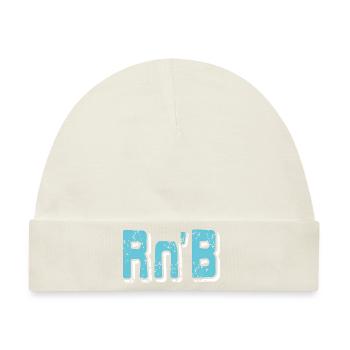 Retro Vintage Rn'B Cool Rhythm & Blues Lover - Baby Premium Organic Mütze - Naturweiß - Vorne