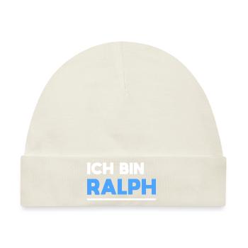 Ralph Name Spruch für stolze Ralphs - Baby Premium Organic Mütze - Naturweiß - Vorne