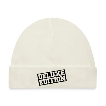 Deluxe Edition - Baby Premium Organic Mütze - Naturweiß - Vorne