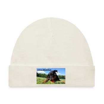 Hündchen - Baby Premium Organic Mütze - Naturweiß - Vorne