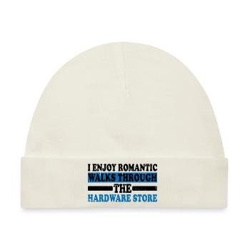 Enjoy Romantic Walks Through The Hardware Store17 - Baby Premium Organic Mütze - Naturweiß - Vorne