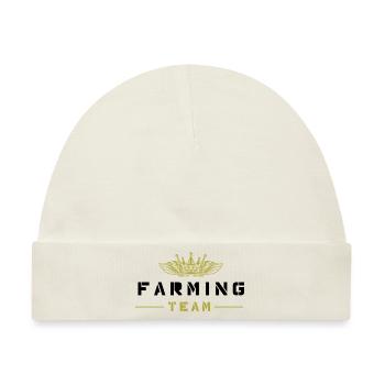 Farming Team - Baby Premium Organic Mütze - Naturweiß - Vorne