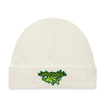 Graffiti-Stil - Baby Premium Organic Mütze - Naturweiß - Vorne