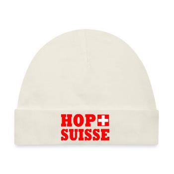 Hop suisse - Baby Premium Organic Mütze - Naturweiß - Vorne