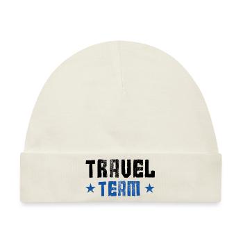 Travel Team - Baby Premium Organic Mütze - Naturweiß - Vorne