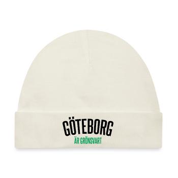 Göteborg Wir geben nie auf - Baby Premium Organic Mütze - Naturweiß - Vorne