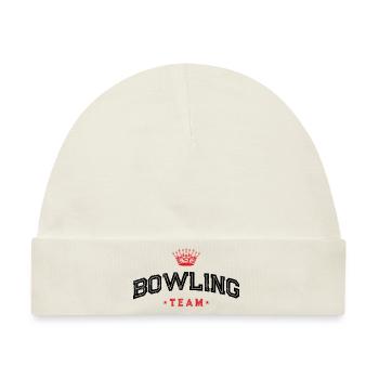 Bowling Team - Baby Premium Organic Mütze - Naturweiß - Vorne