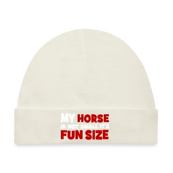 Pony - Baby Premium Organic Mütze - Naturweiß - Vorne