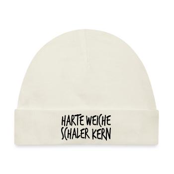 Harte Weiche Schaler Kern - Baby Premium Organic Mütze - Naturweiß - Vorne