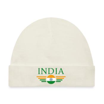 Indien - Baby Premium Organic Mütze - Naturweiß - Vorne