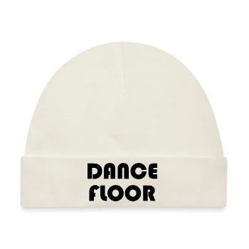Dancing Dance Music - Baby Premium Organic Mütze - Naturweiß - Vorne