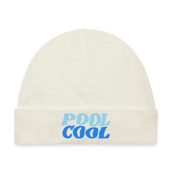 pool cool - Baby Premium Organic Mütze - Naturweiß - Vorne