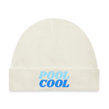 pool cool - Baby Premium Organic Mütze - Naturweiß - Vorne