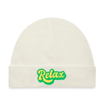 relax - Baby Premium Organic Mütze - Naturweiß - Vorne