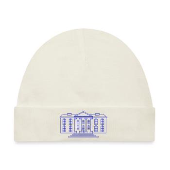university - Baby Premium Organic Mütze - Naturweiß - Vorne