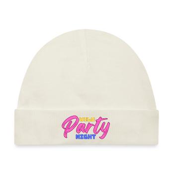 Wilde Partynacht - wilde Partynacht - Baby Premium Organic Mütze - Naturweiß - Vorne