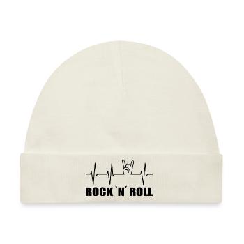 Rock - Baby Premium Organic Mütze - Naturweiß - Vorne