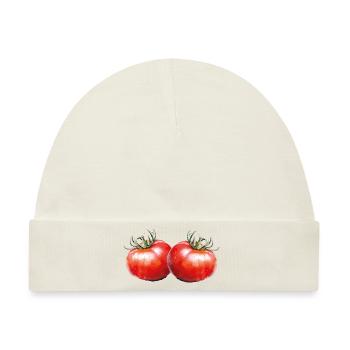 tomaten - Baby Premium Organic Mütze - Naturweiß - Vorne