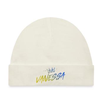 Vanessa - Baby Premium Organic Mütze - Naturweiß - Vorne