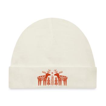 Reindeer - Baby Premium Organic Mütze - Naturweiß - Vorne