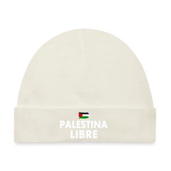 palestina libre - Baby Premium Organic Mütze - Naturweiß - Vorne