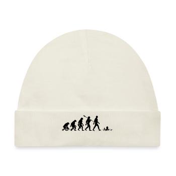 Evolution - Eisbader - Winterbaden - Eisbaden - Baby Premium Organic Mütze - Naturweiß - Vorne