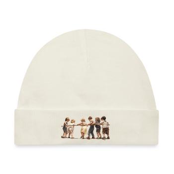 Tauziehen, nur ein Kinderspiel? - Baby Premium Organic Mütze - Naturweiß - Vorne