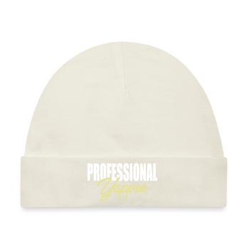 Professional Yapper Fluent In Yapanese Slang - Baby Premium Organic Mütze - Naturweiß - Vorne
