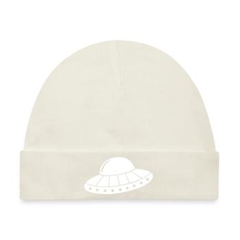 ufo - Baby Premium Organic Mütze - Naturweiß - Vorne