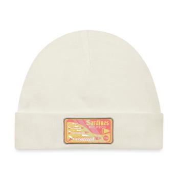 Sardinen in einer Pop-Art aus der Dose - Baby Premium Organic Mütze - Naturweiß - Vorne